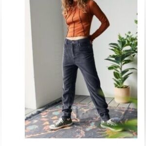 Corduroy black pants